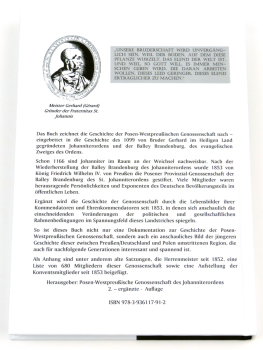 Preview: Buch „Johanniter im Spannungsfeld an Weichsel und Warthe“ - 2. Ergänzte Auflage 2012 mit vervollständigter Mitgliederliste