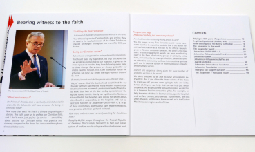 Preview: „The Johanniter“ 46 Seiten, Format 21x21 cm - Englische Version