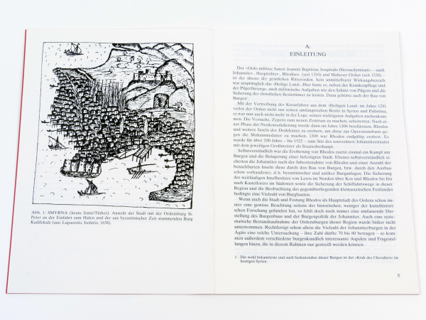 Schriftenreihe „Rote Hefte“, „Der Johanniterstaat in der Ägäis (1309–1522)“